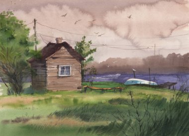 Arka plan için duvar sanatı manzarası suluboya resim klipsi. Lüks davetiye kartı gibi doğal ve organik şekiller kullanabilirsiniz ve düğün ve VIP kapak şablonu için tasarım davet edebilirsiniz..