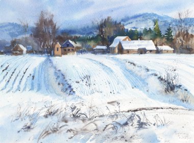 Arka plan için duvar sanatı manzarası suluboya resim klipsi. Lüks davetiye kartı gibi doğal ve organik şekiller kullanabilirsiniz ve düğün ve VIP kapak şablonu için tasarım davet edebilirsiniz..