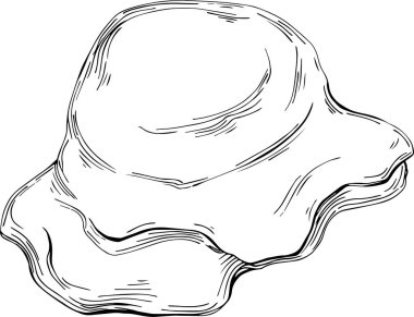 Deniz ürünleri menüsü için amblem ya da amblemin kabartma stili oymalı mercan vektörü. Denizcilik tasarım ögesi