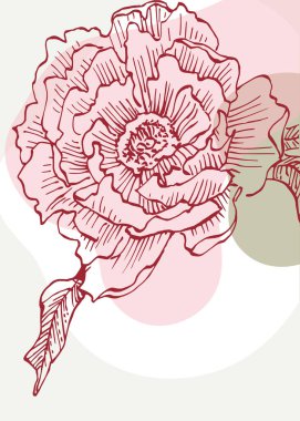 Duvar Dekorasyonu, Kartpostal, Sosyal Medya Afişi, Broşür Kapak Tasarımı için Soyut El Resimleri. Modern Soyut Boyama Sanatı. Vektör Deseni