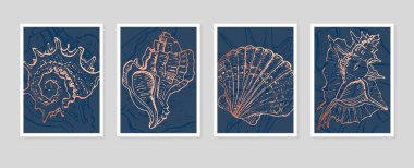 Duvar Dekorasyonu için el boyaması, robot resim tarzında minimalist kabuk. Kartpostal, Sosyal Medya Sancağı, Broşür Kapağı Tasarım Arkaplanı. Modern Soyut Resim.