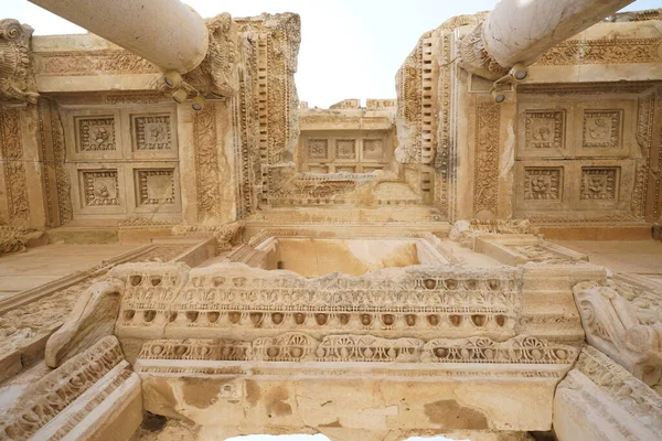 Ephesus Ancient Ruined Roman City Selcuk Izmir Province Turkey — Stok fotoğraf