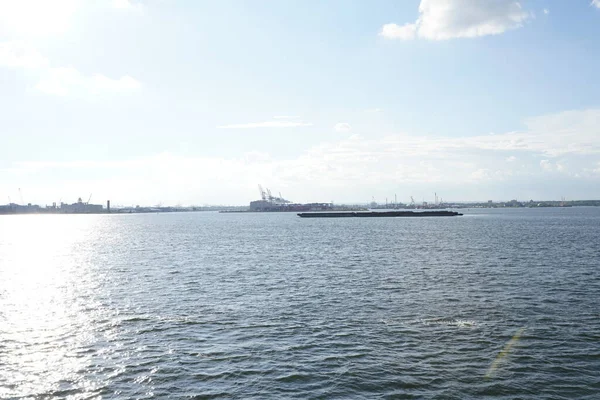 Pessenger Ferry Manhattan Staten Island Area — Zdjęcie stockowe