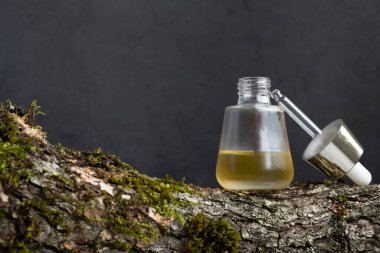 Aromaterapi için gerekli yağlar, ekolojik doğal kozmetik konsepti