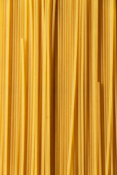 Close Massa Espaguete Cru Fundos Alimentares Ingredientes Orgânicos — Fotografia de Stock