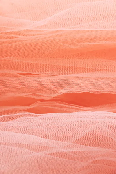 Ροζ Τούλι Φόντο Υλικό Παστέλ Χρώματα Ρομαντική Και Λεπτή Drapery — Φωτογραφία Αρχείου