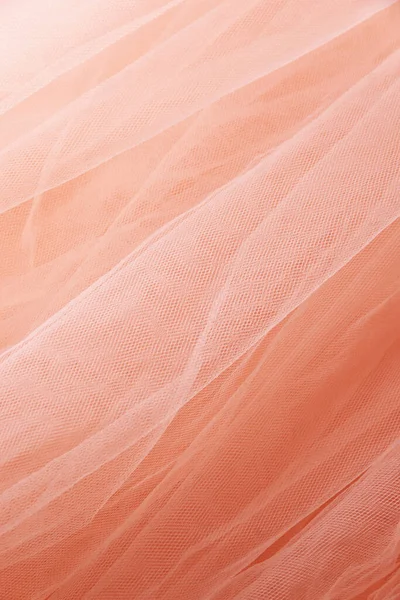 Pink Tulle Material Background Pastel Colors Romantic Delicate Drapery — Stok fotoğraf