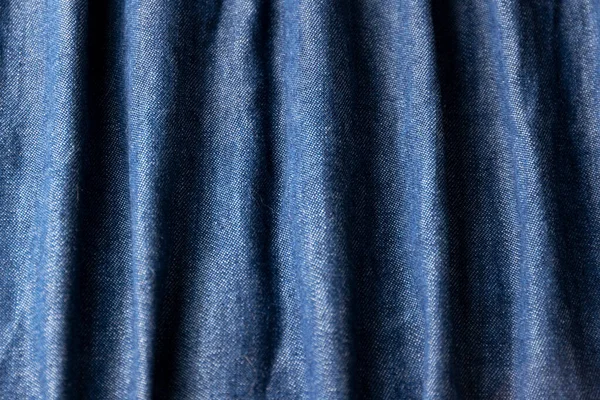 Vaqueros Tela Denim Azul Material Envejecido Moda Textil — Foto de Stock
