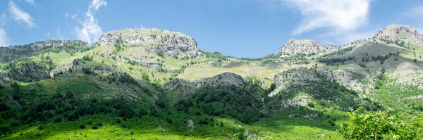 Naturpanorama Der Albanischen Natur Alpine Umwelt Hintergrund Reisekonzept — Stockfoto