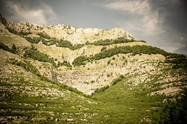 Naturpanorama Der Albanischen Natur Alpine Umwelt Hintergrund Reisekonzept — Stockfoto