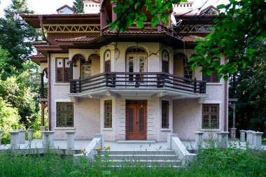Mountain house, cottage in the forest
