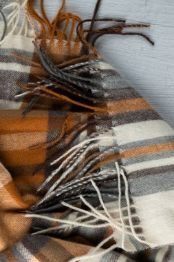 Modaya uygun yünlü kumaş, sıcak modern tekstil yakın görünüm.