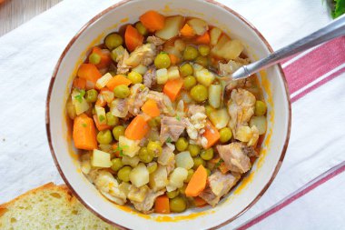 Lezzetli Ragout Çorbası 'nı yakın.