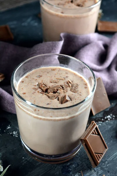 Close Smoothie Chocolate — Fotografia de Stock