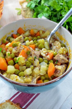 Lezzetli Ragout Çorbası 'nı yakın.