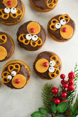 Lezzetli kek geyiklerinin yakın plan çekimi.