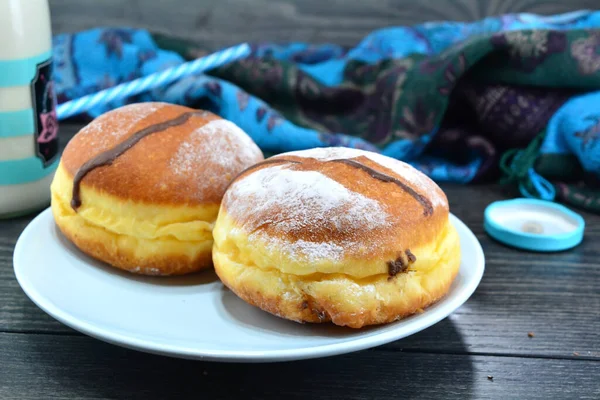 Close Delicious Doughnuts — Stock Fotó