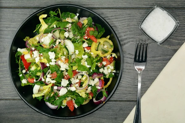 Insalata Uova Con Verdure — Foto Stock