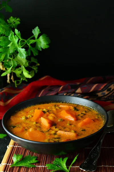 Close Delicious Sweet Potato Curry — Stockfoto