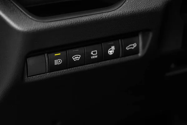 Headlight Switch Modern Car Automatic Control Switching Car Light — Stock Photo, Image