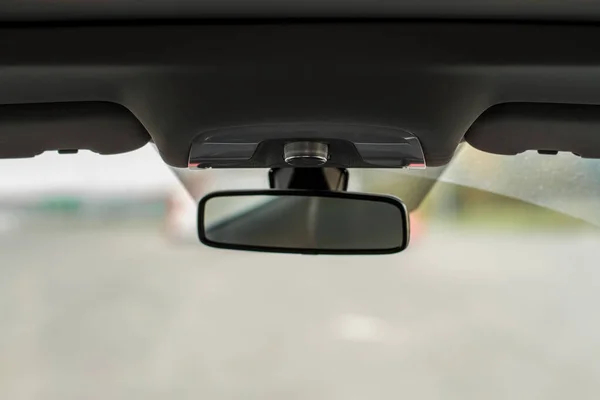 Espelho Retrovisor Dentro Carro Imagem De Stock