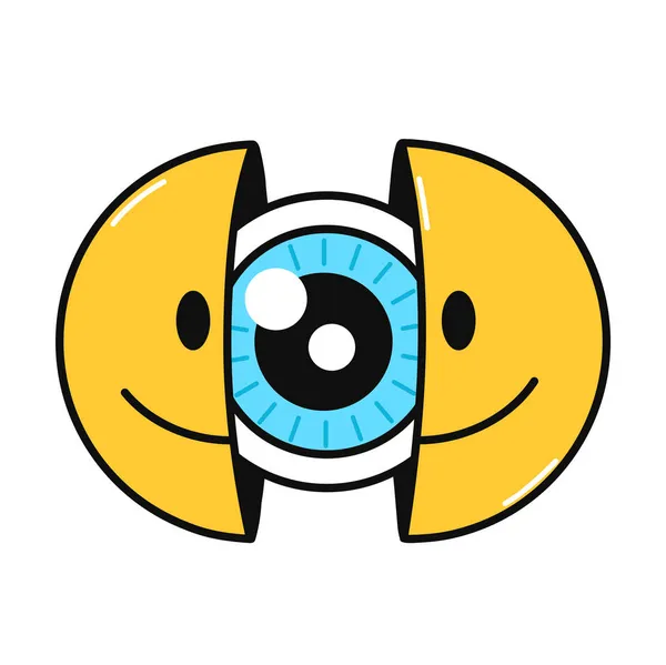 100,000 Yellow cartoon eyes Vector Images