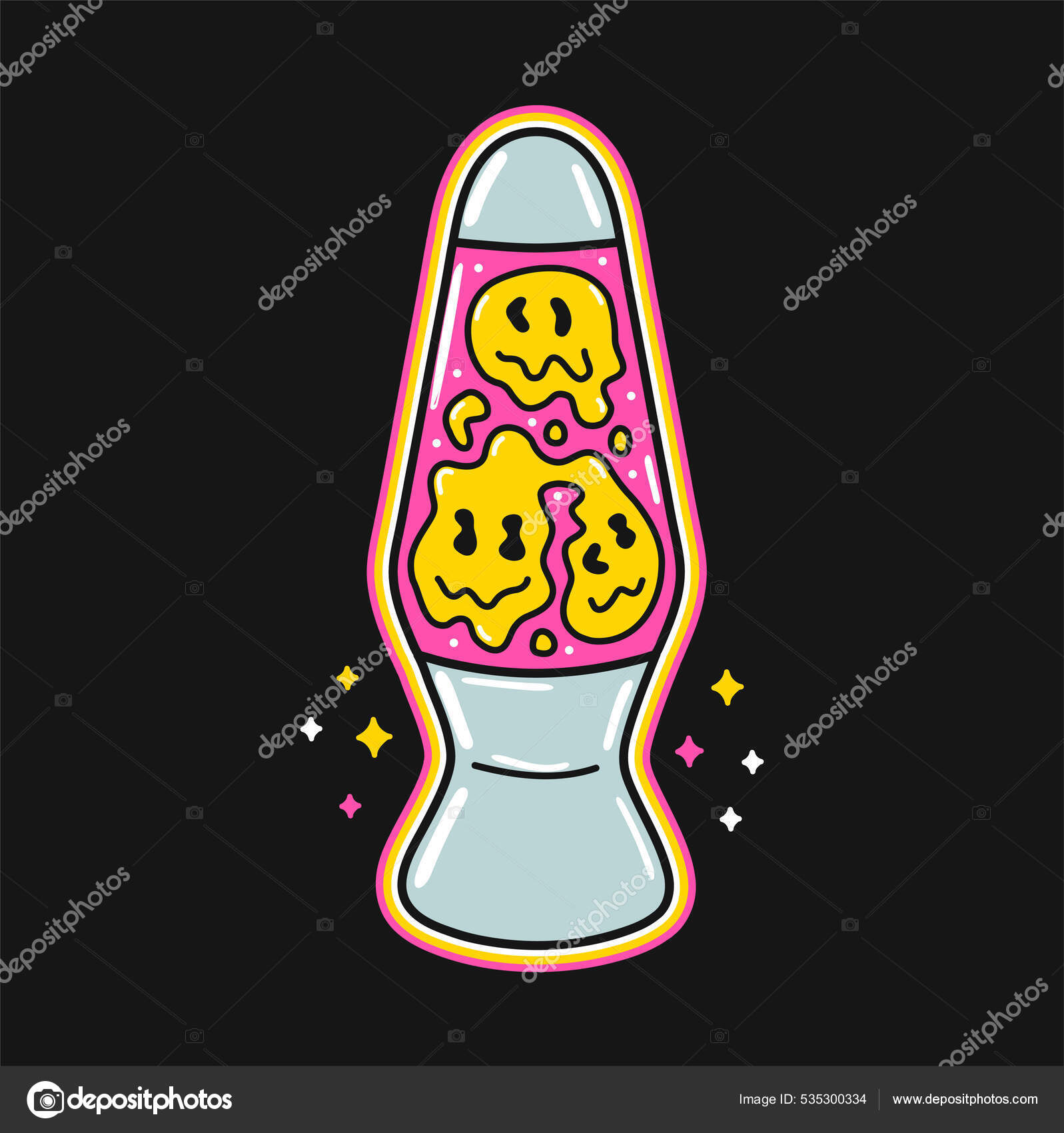 Funny hippie 70s style lava light lamp with melt smile face t-shirt print. Vector cartoon illustration sticker design. Psychedelic,groovy,trippy lava lamp print for t-shirt,poster,card concept Stock Vector Image by ©Kahovsky #535300334 Funny hippie 70s style lava light lamp with melt smile face t-shirt print. Vector cartoon illustration sticker design. Psychedelic,groovy,trippy lava lamp print for t-shirt,poster,card concept Stock Vector Image by ©Kahovsky #535300334