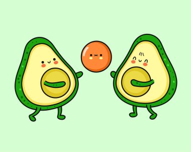 Vektör karikatür çizimi, poster tasarımı