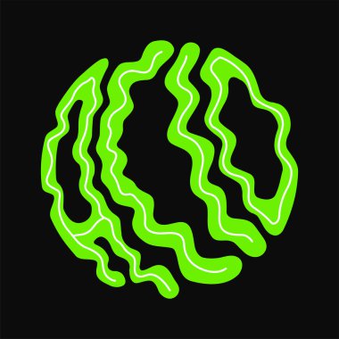 Asit çemberi alıntısı. Vektör el çizimi karikatür çizimi. Asit metni, trippy, LSD, Psikedelik tişört, poster, kart konsepti