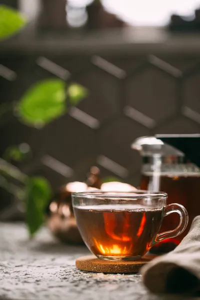 Чай Чашке Концепция Чайной Церемонии — стоковое фото