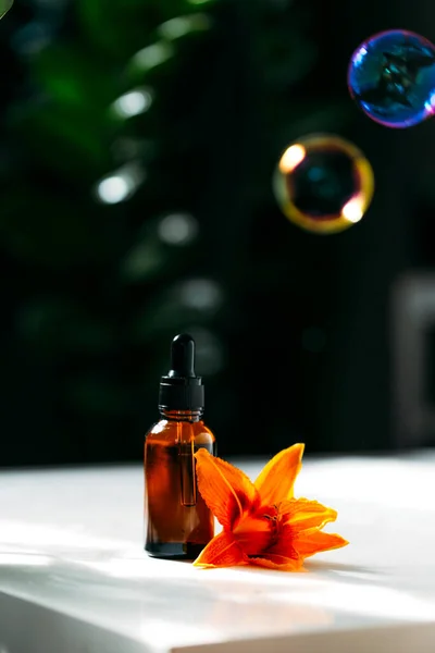 Spa Treatment Oil Orchid — Stock Photo, Image