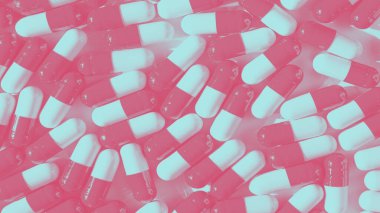 beyaz zemin üzerinde bir blister kutu hap