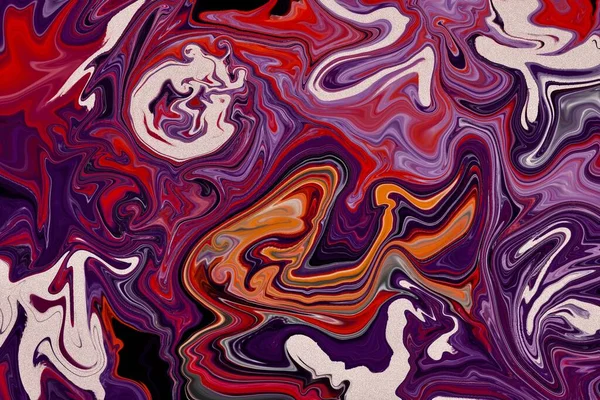 Digital Abstract Marbling Background Illustration — Stock Photo, Image