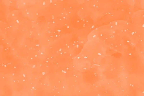 Orange Watercolor Abstract Background Dots Copy Space — стоковое фото