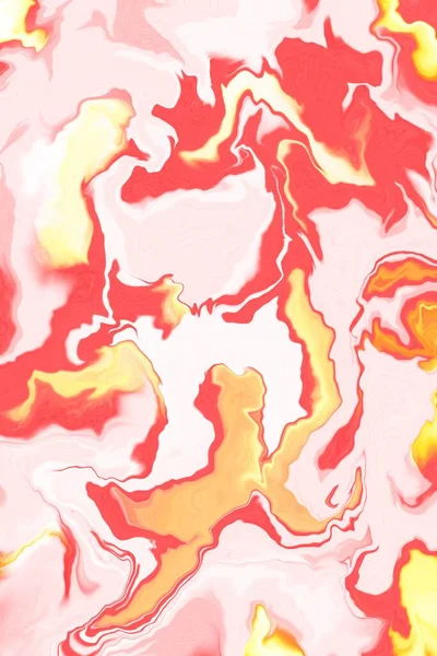 Червоні Абстрактні Хвилі Рідка Фарба Шпалери Копіювання Простору — стокове фото