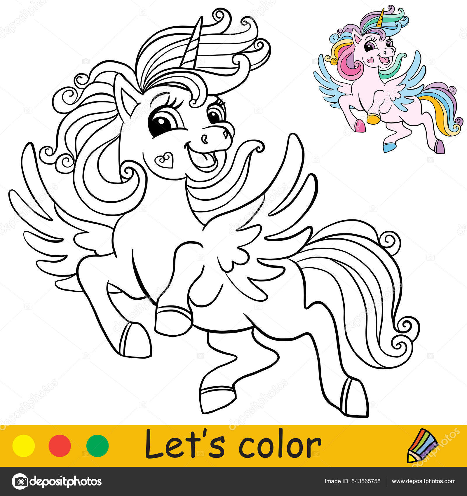 Desenho de Princesa e cavalo para Colorir - Colorir.com