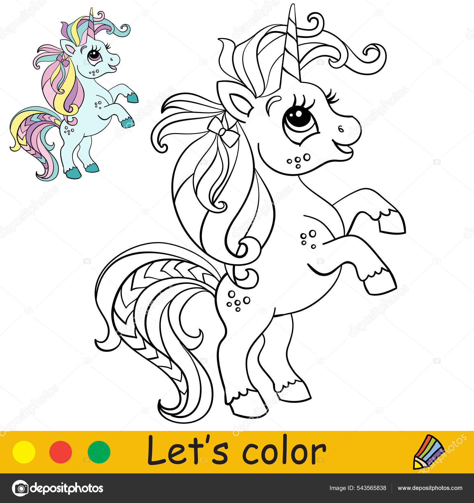 Desenho De Livro Colorir Princesa E Unicórnio 1 Do Cavalo Da Coroa
