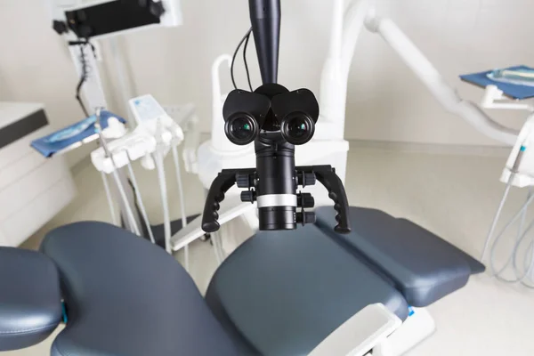 Professionell Dentalt Mikroskop Modern Lätt Tandläkarmottagning — Stockfoto