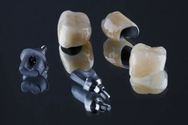 Dental Crowns Removable Type Basis — Stock Photo, Image