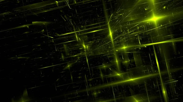 サイバー空間の行列の並列世界 別の現実のデジタル世界 Sfハッカーの概念 デジタルデータネットワークマトリックス 3Dレンダリング — ストック写真