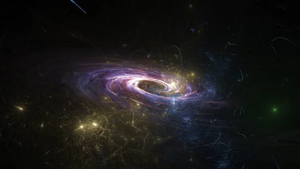 Espacio Exterior Estrellas Galaxias Planetas Nebulosas Espacio Abstracto Luz Estrellas — Foto de Stock