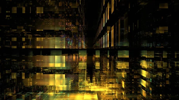 Cyberspace Matrix Parallelle Wereld Een Andere Realiteit Digitale Wereld Science — Stockfoto