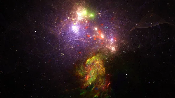 Galaxy Space Achtergrond Universum Magie Hemel Nevel Nacht Paarse Kosmos — Stockfoto