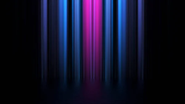 未来的なショーケースのコンセプト空のショーシーン抽象幾何学的な輝きネオンの背景 技術バナー 製品表示 シーン3Dレンダリング — ストック写真
