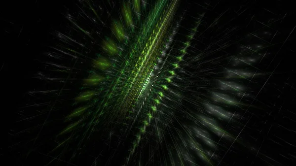 Digital Teknik Informationsöverföring Abstrakt Datacenterserver Digitalt Utrymme Grön Matris Återgivning — Stockfoto