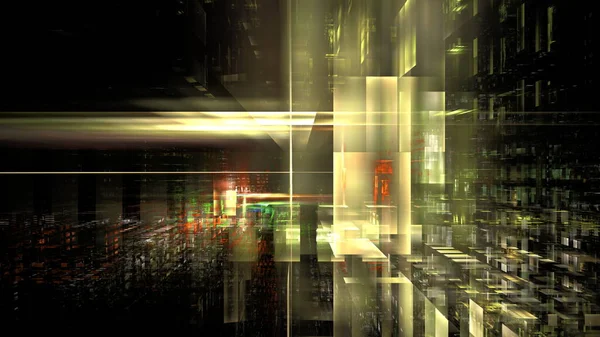 Digital Interior Building Tech Abstract Data Center Server Tonel Obchodní — Stock fotografie