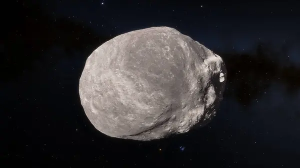 Asteroidy Létající Vesmíru Pás Velkých Kovových Asteroidů Skály Trosky Rojí — Stock fotografie