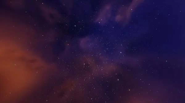 Космос Туманность Газа Планет Галактик Расширение Вселенной Рендером — стоковое фото