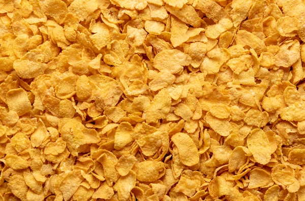 Background Full Frame Pile Cornflakes Close Myriad Crispy Corn Cereals — Stock Photo, Image