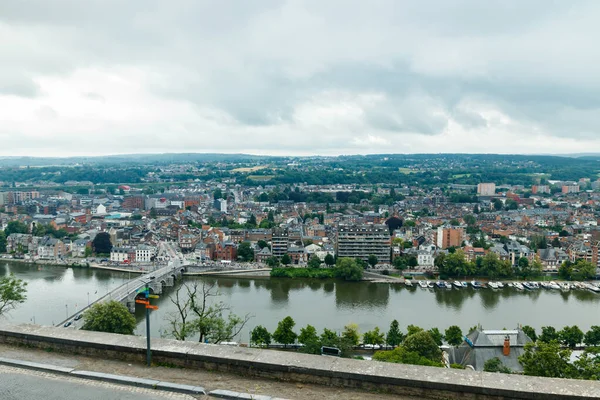 Намюр Бельгия Июля 2021 Года Панорамный Вид Город Намюр Валлония — стоковое фото
